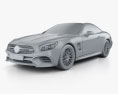 Mercedes-Benz SL-class (R231) SL 63 AMG 2018 3d model clay render
