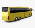 Mercedes-Benz Travego M バス 2009 3Dモデル 後ろ姿
