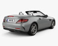 Mercedes-Benz SLC-Klasse 2020 3D-Modell Rückansicht