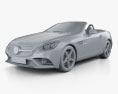 Mercedes-Benz SLC-класс 2020 3D модель clay render
