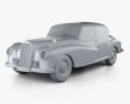 Mercedes-Benz 300 (W186) Лимузин 1951 3D модель clay render