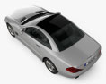 Mercedes-Benz SL级 (R230) 2008 3D模型 顶视图
