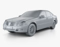 Mercedes-Benz Eクラス (W211) 2009 3Dモデル clay render