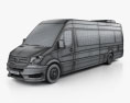 Mercedes-Benz Sprinter CUBY City Line Long Bus 2016 3d model wire render
