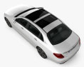Mercedes-Benz E级 (V213) L 2020 3D模型 顶视图
