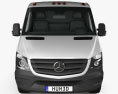 Mercedes-Benz Sprinter Cabine Simple Chassis LWB 2016 Modèle 3d vue frontale
