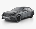 Mercedes-Benz E级 (W212) AMG Sports Package 2016 3D模型 wire render