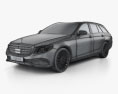 Mercedes-Benz E-class (S213) Exclusive Line estate 2019 3d model wire render