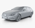 Mercedes-Benz E-class (S213) Exclusive Line estate 2019 3d model clay render