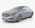 Mercedes-Benz CLA级 (C117) AMG 2019 3D模型 clay render