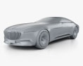 Mercedes-Benz Vision Maybach 6 2017 3D модель clay render
