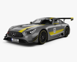 Mercedes-Benz AMG GT3 2018 3D model