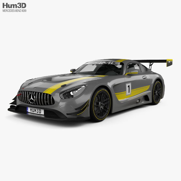 Mercedes-Benz AMG GT3 2018 3D модель