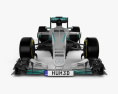 Mercedes-Benz AMG W07 F1 2016 3D 모델  front view