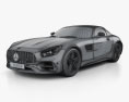 Mercedes-Benz AMG GT C 雙座敞篷車 2018 3D模型 wire render