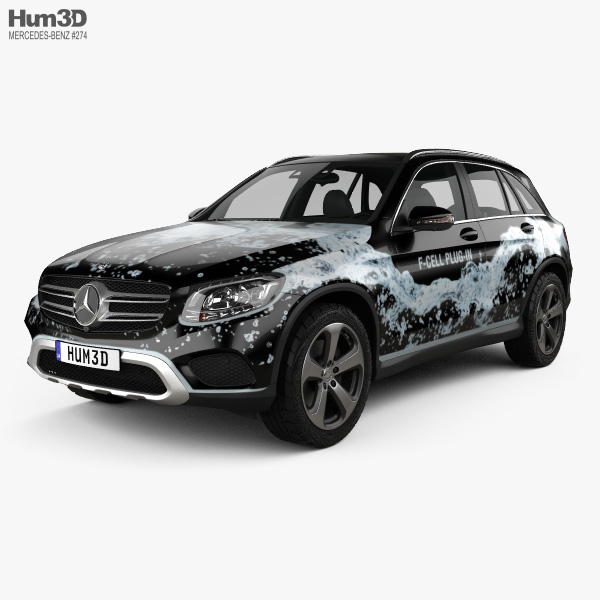 Mercedes-Benz Classe GLC (X205) F-Cell 2019 Modello 3D