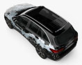 Mercedes-Benz GLC-Klasse (X205) F-Cell 2019 3D-Modell Draufsicht