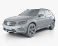 Mercedes-Benz GLC-клас (X205) F-Cell 2019 3D модель clay render