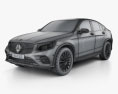Mercedes-Benz GLC 클래스 (C253) Coupe AMG Line 2019 3D 모델  wire render