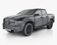 Mercedes concept, Modello 3D wire render