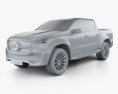 Mercedes concept, Modello 3D clay render