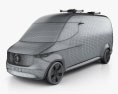Mercedes-Benz Vision Van 2016 3D模型 wire render