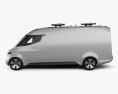 Mercedes-Benz Vision Van 2016 Modèle 3d vue de côté
