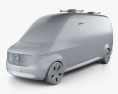 Mercedes-Benz Vision Van 2016 3D 모델  clay render