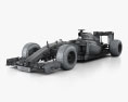 Williams FW38 2016 3D-Modell wire render