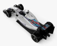 Williams FW38 2016 3D-Modell Draufsicht
