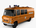Mercedes-Benz L 508 D Emergency Command Vehicle 1978 3D模型