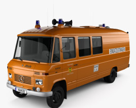 Mercedes-Benz L 508 D Emergency Command Vehicle 1978 3D model
