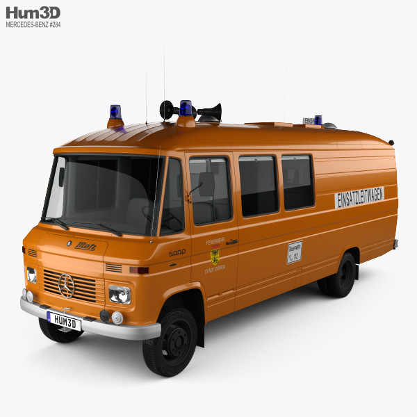 Mercedes-Benz L 508 D Emergency Command Vehicle 1978 3D model