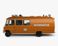 Mercedes-Benz L 508 D Emergency Command Vehicle 1978 3D-Modell Seitenansicht