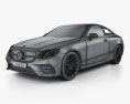 Mercedes-Benz E-Klasse (C238) Coupe AMG Line 2019 3D-Modell wire render
