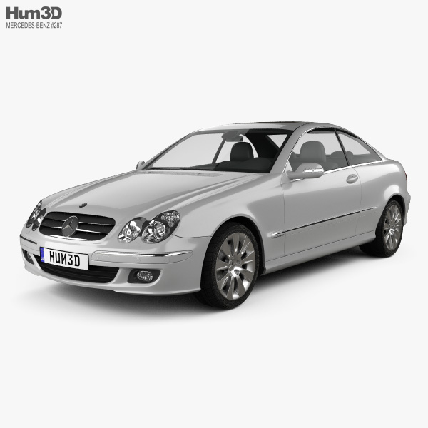 Mercedes-Benz CLK-class (C209) coupe 2008 3D model