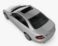 Mercedes-Benz CLK级 (C209) coupe 2008 3D模型 顶视图