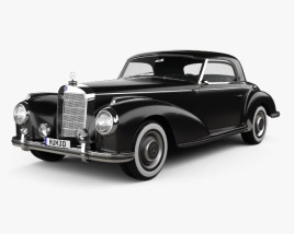 3D model of Mercedes-Benz 300 (W188) S coupe 1951