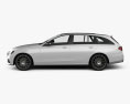 Mercedes-Benz E级 (S213) AMG Line estate 2019 3D模型 侧视图