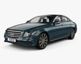 3D model of Mercedes-Benz E-class (W213) Exclusive Line 2019