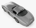 Mercedes-Benz SLR 300 Uhlenhaut coupé 1955 3D-Modell Draufsicht