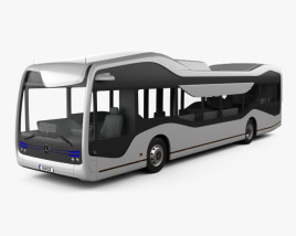 3D model of Mercedes-Benz Future bus 2016
