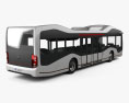 Mercedes-Benz Future Bus 2016 3D-Modell Rückansicht
