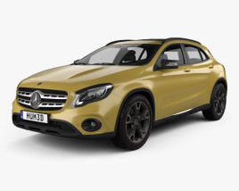 3D model of Mercedes-Benz GLA-class (X156) 2020
