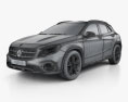 Mercedes-Benz GLA级 (X156) 2020 3D模型 wire render