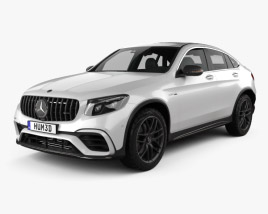 3D model of Mercedes-Benz GLC-class (C253) coupe S AMG 2020