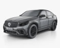 Mercedes-Benz GLC 클래스 (C253) 쿠페 S AMG 2020 3D 모델  wire render