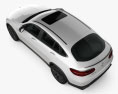 Mercedes-Benz GLC-Klasse (C253) coupé S AMG 2020 3D-Modell Draufsicht