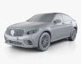 Mercedes-Benz GLC级 (C253) coupe S AMG 2020 3D模型 clay render