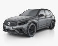 Mercedes-Benz GLC-класс (X205) S AMG 2020 3D модель wire render